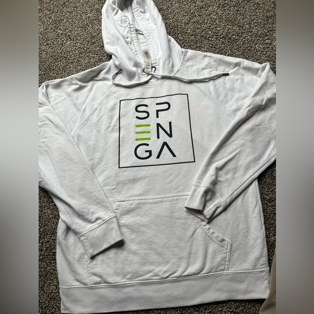Spenga women’s slim fit sweatshirt - white SPENGA logo